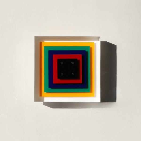 Memphis Acrylic Wall Sconce with Color Layers