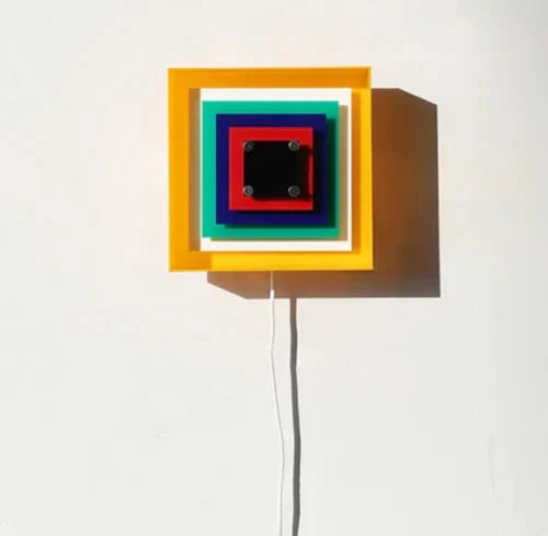 Memphis Acrylic Wall Sconce with Color Layers