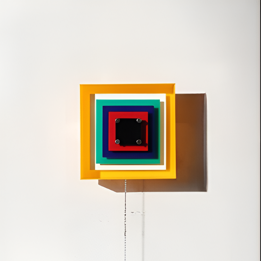 Memphis Acrylic Wall Sconce with Color Layers