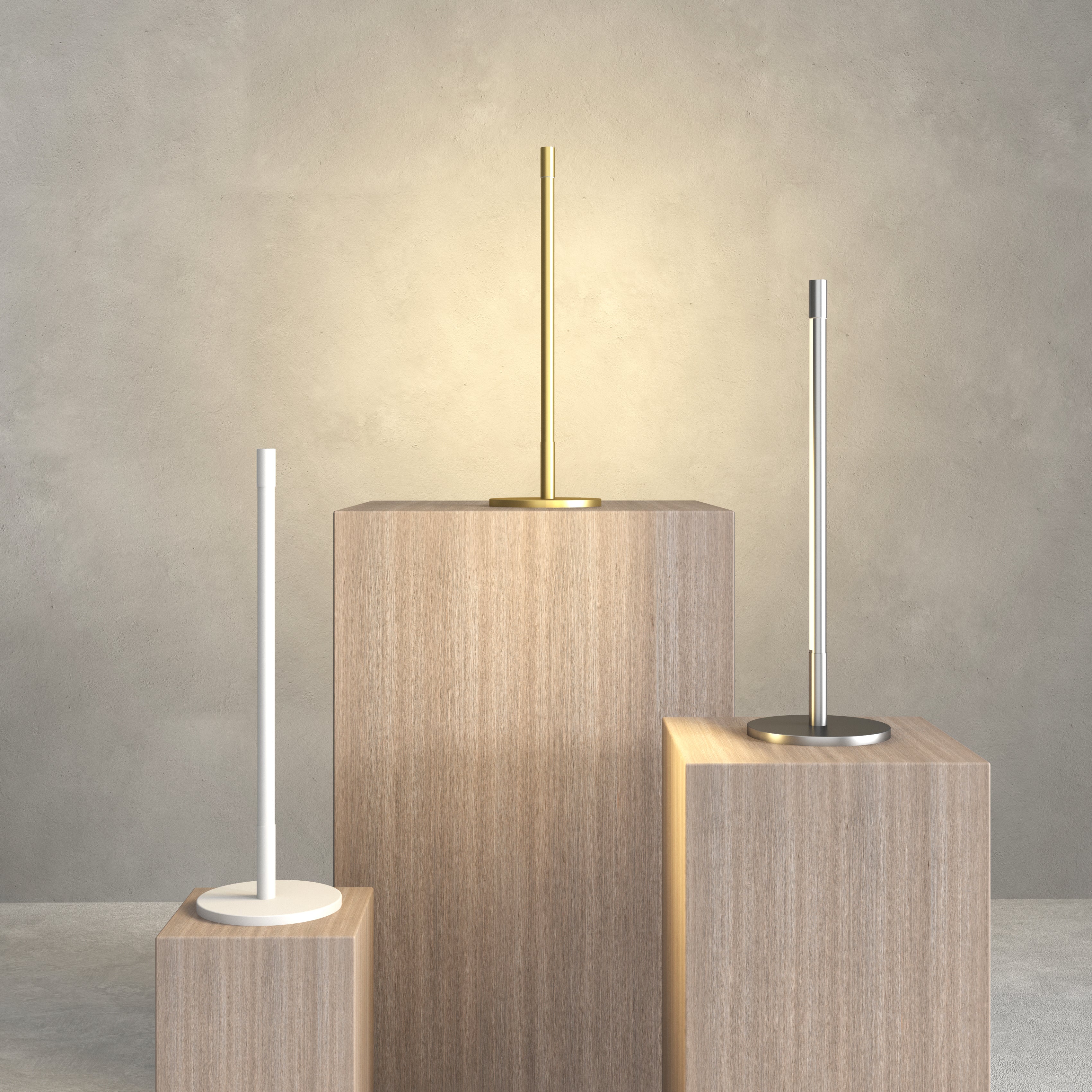 Minimalist Linear LED Table Lamp with Remote