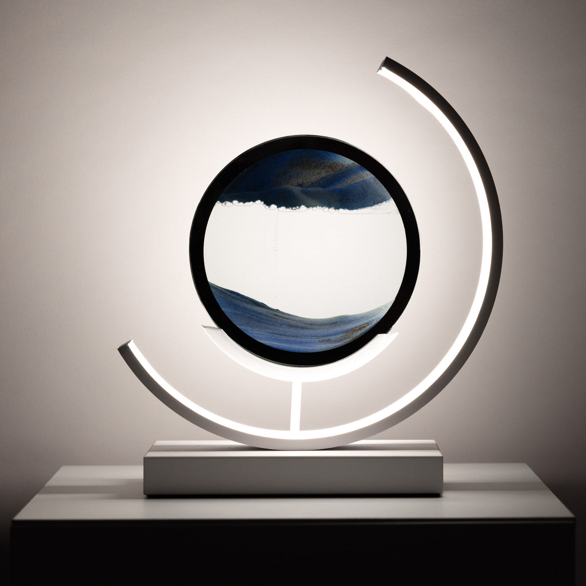 Minimalist Moving Sand Art Lamp with LED Glow