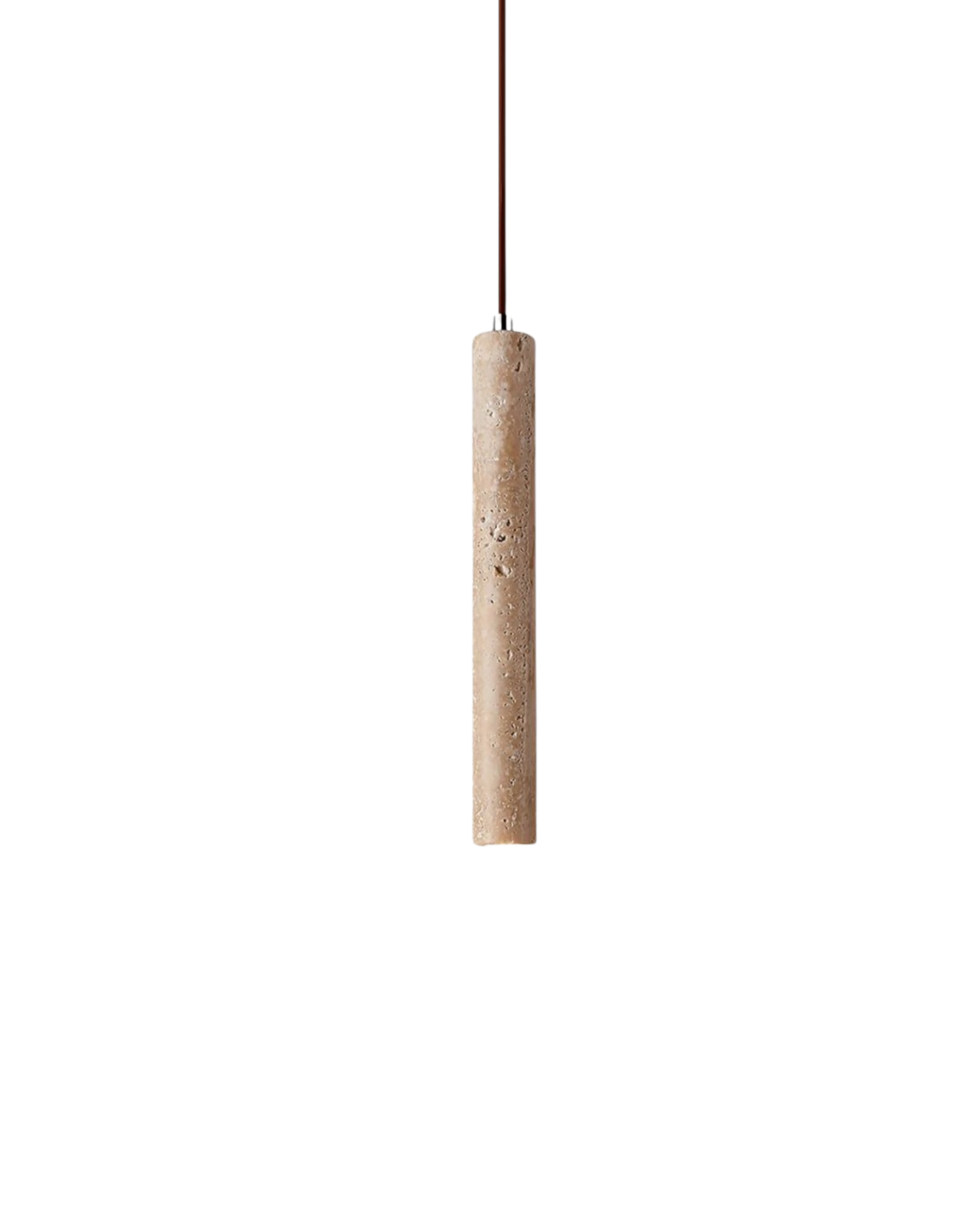 Minimalist Travertine Stone Pendant Light