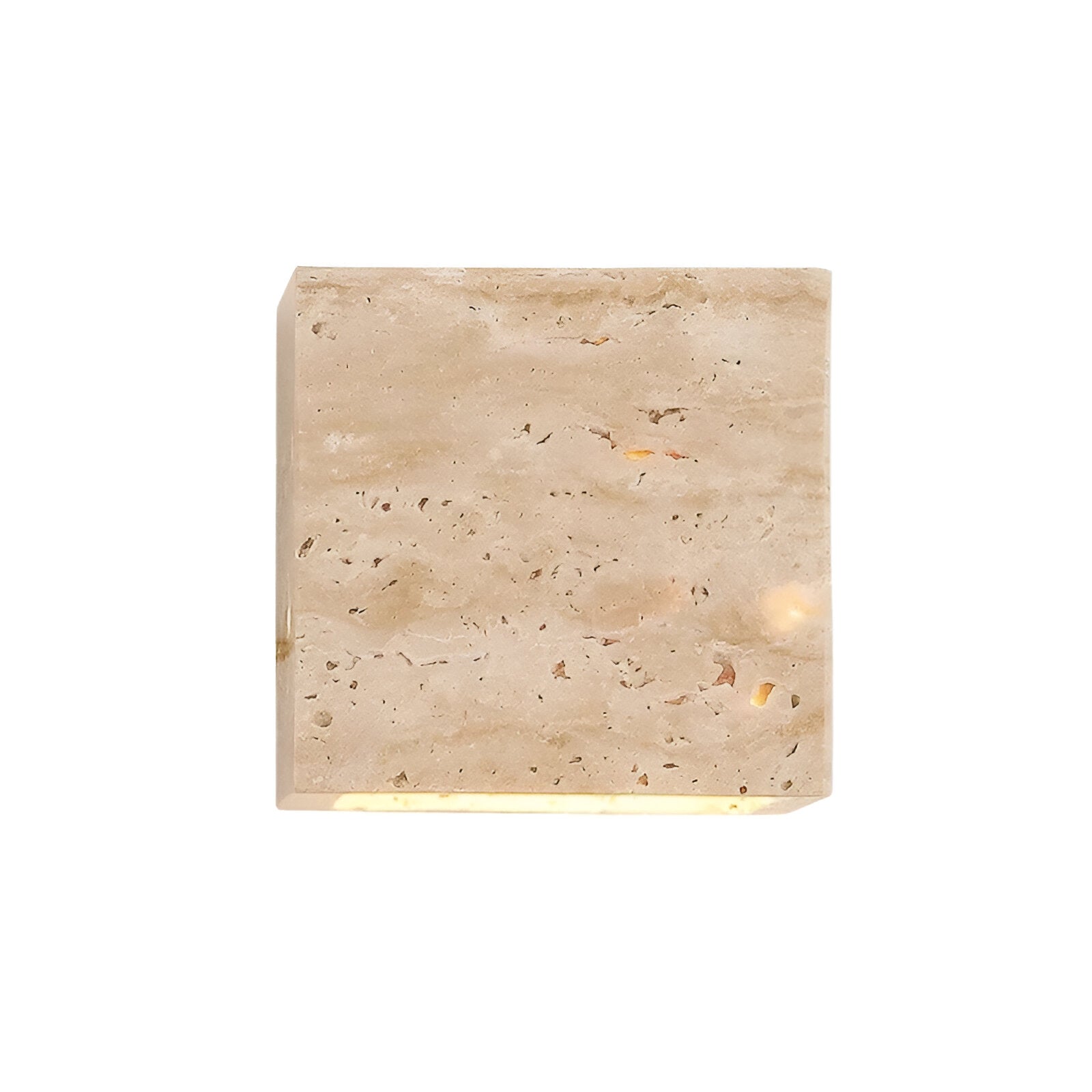 Minimalist Travertine Up Down LED Wall Sconce