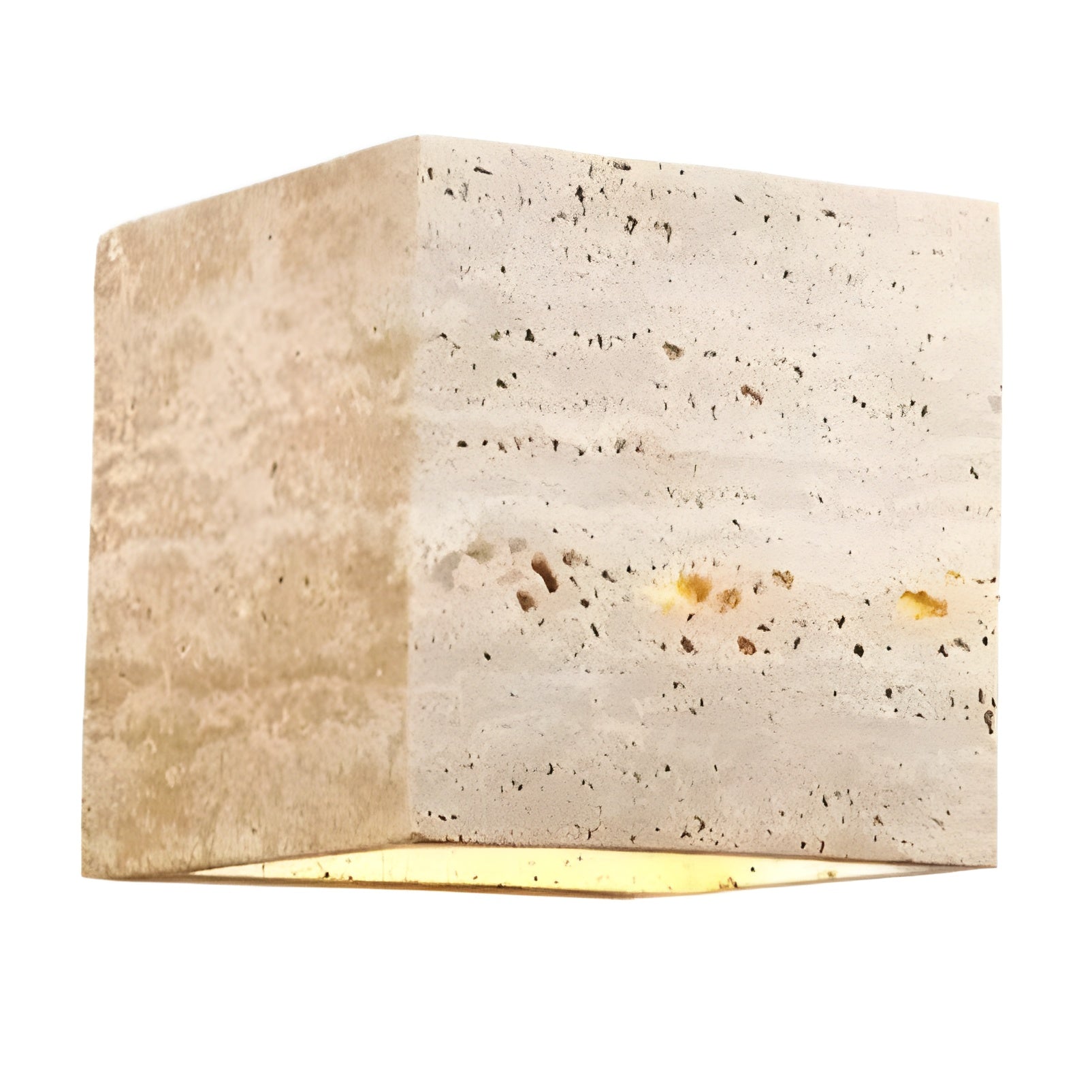 Minimalist Travertine Up Down LED Wall Sconce