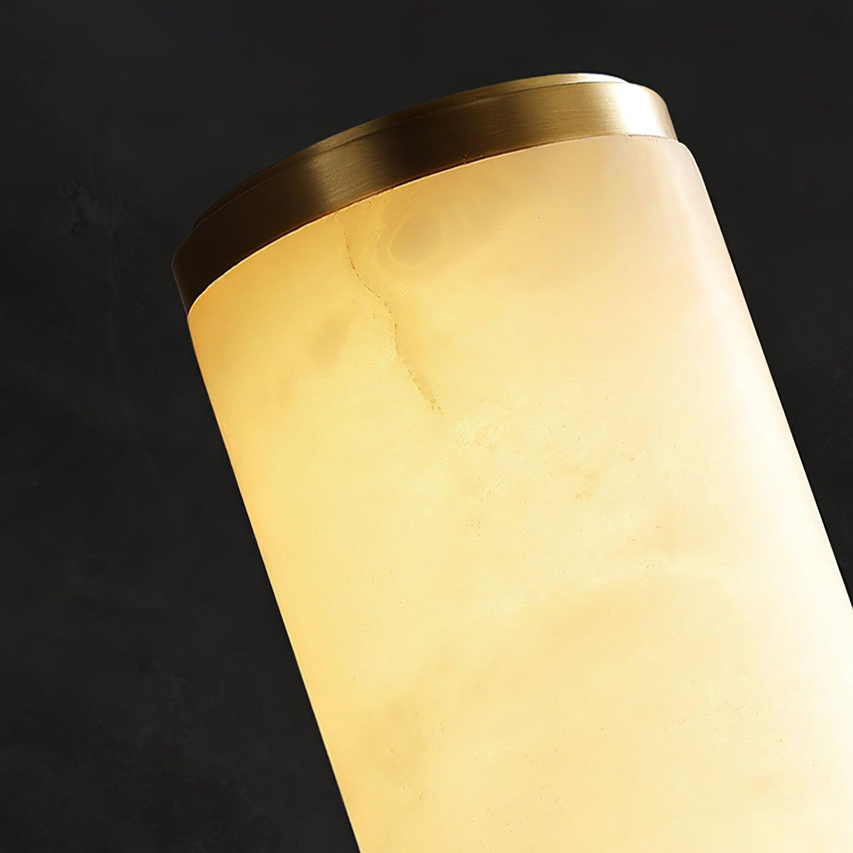 Modern Alabaster Tube LED Wall Sconce Light