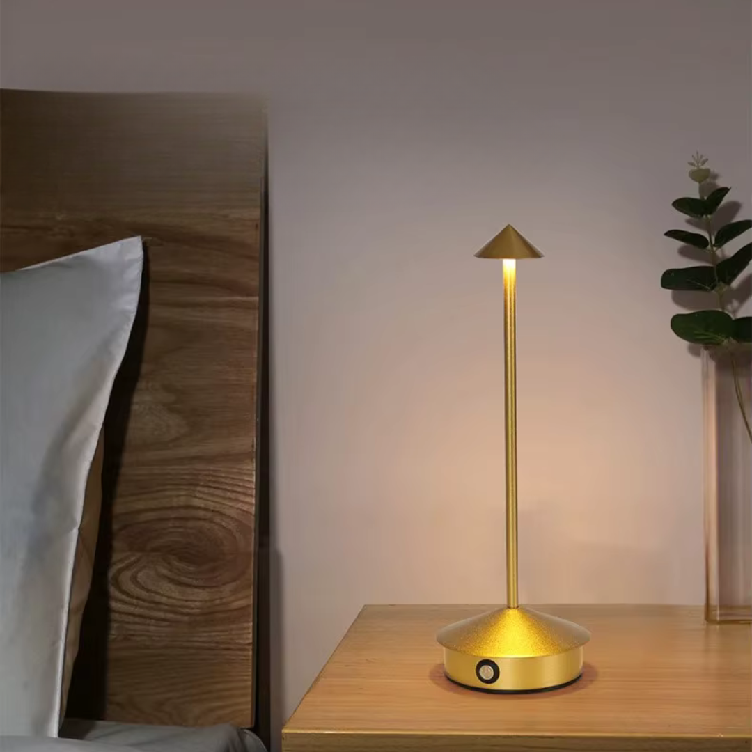 Modern Aluminum Table Lamp with Touch Dimmer