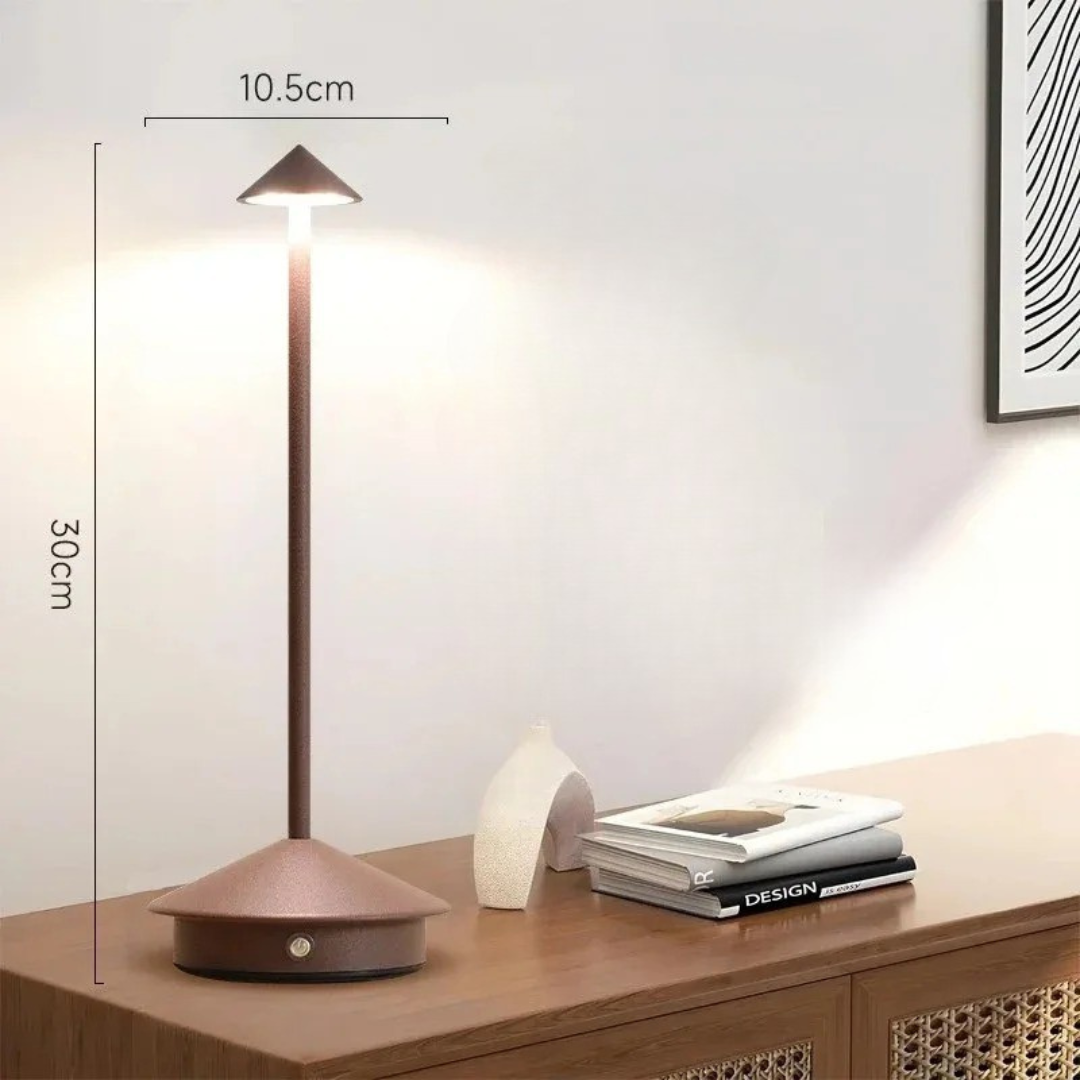 Modern Aluminum Table Lamp with Touch Dimmer