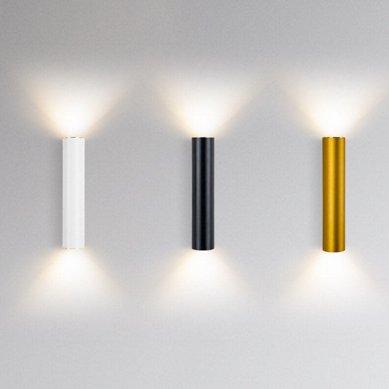 Modern Aluminum Wall Sconce with Up Down Glow