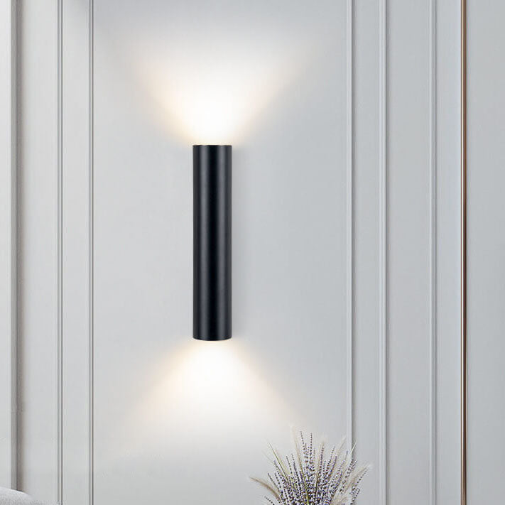 Modern Aluminum Wall Sconce with Up Down Glow