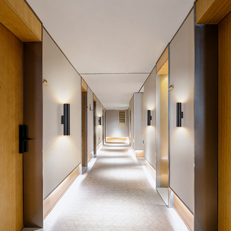 Modern Aluminum Wall Sconce with Up Down Glow