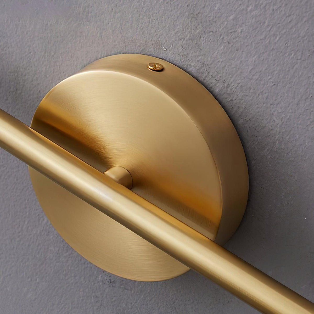 Modern Brass Double Head Wall Spotlight Bar
