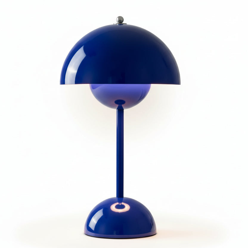 Modern Cordless Dome Table Lamp Warm LED Glow