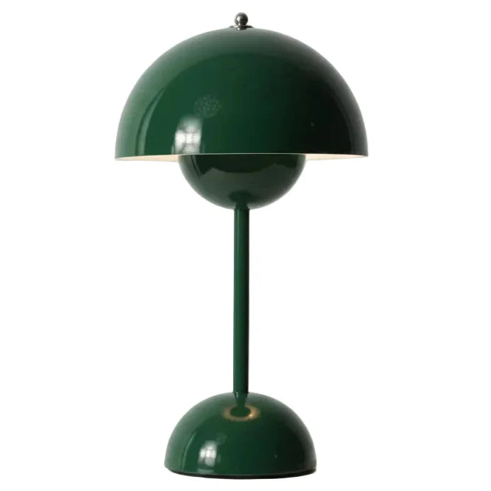 Modern Cordless Dome Table Lamp Warm LED Glow