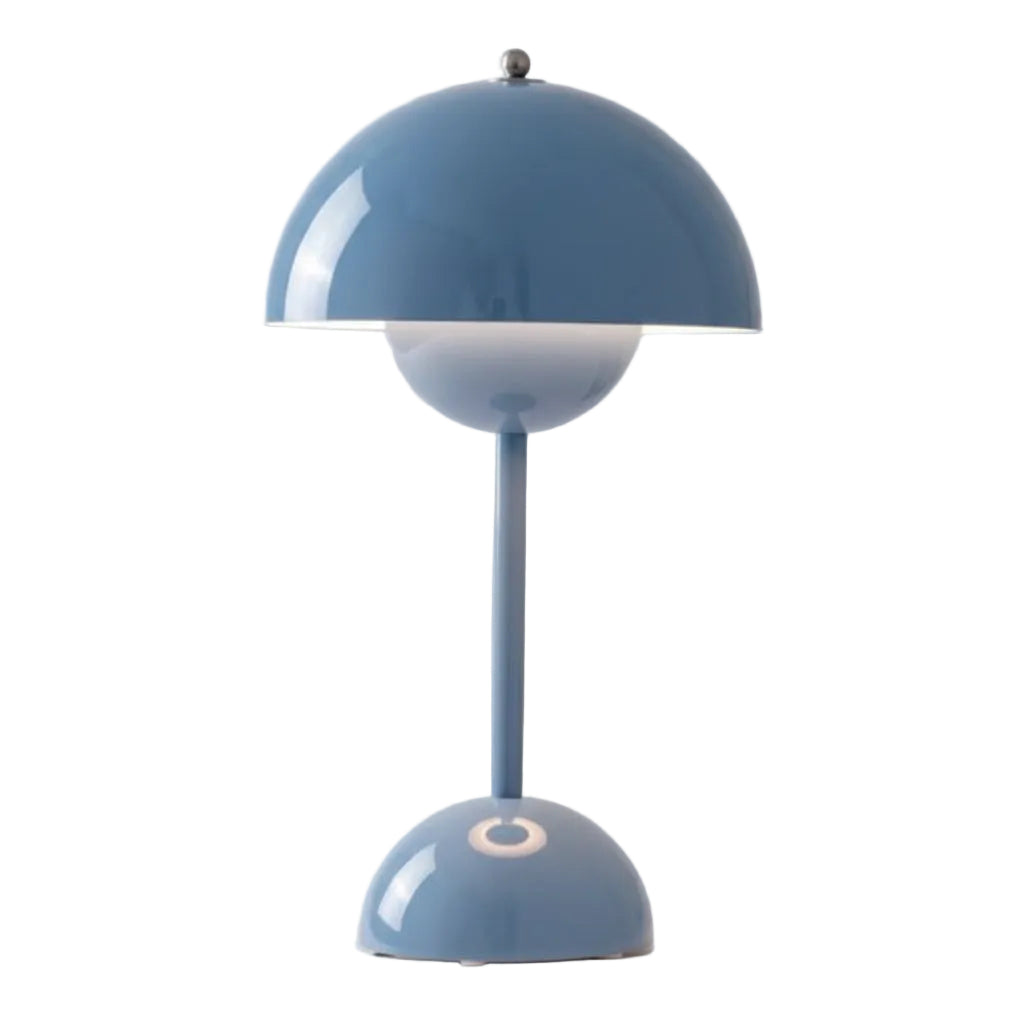 Modern Cordless Dome Table Lamp Warm LED Glow