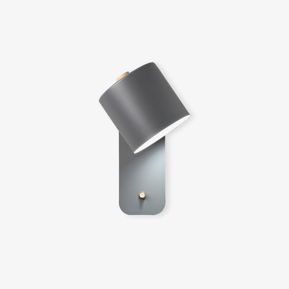 Modern Cylinder Wall Sconce with Rotary Shade