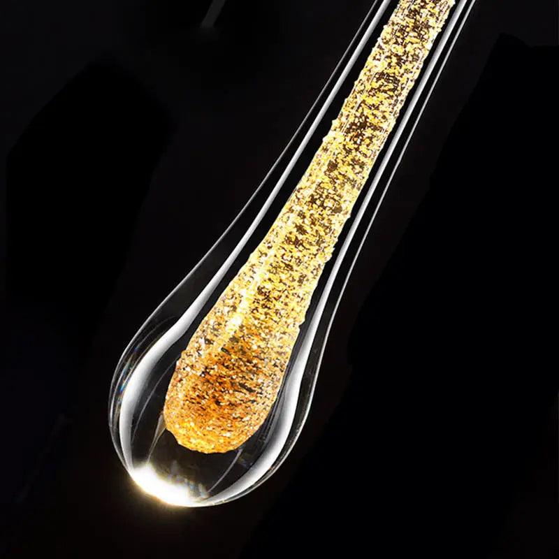 Modern Glass Raindrop LED Wall Sconce