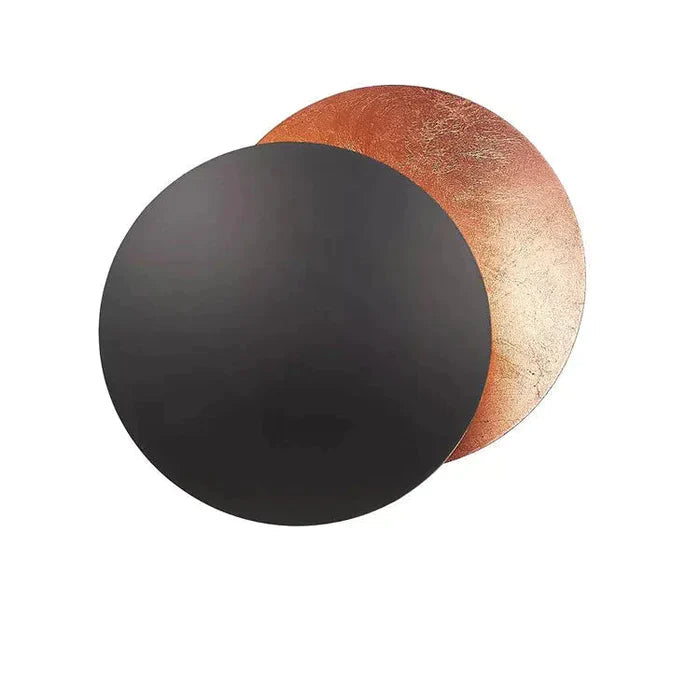 Modern Round LED Wall Light Eclipse Style