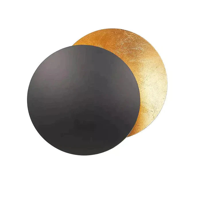 Modern Round LED Wall Light Eclipse Style