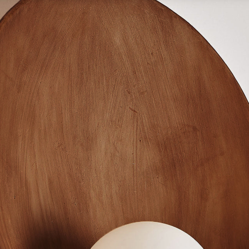 Modern Round Wall Sconce with Frosted Globe
