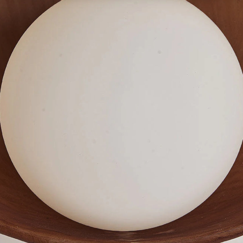 Modern Round Wall Sconce with Frosted Globe