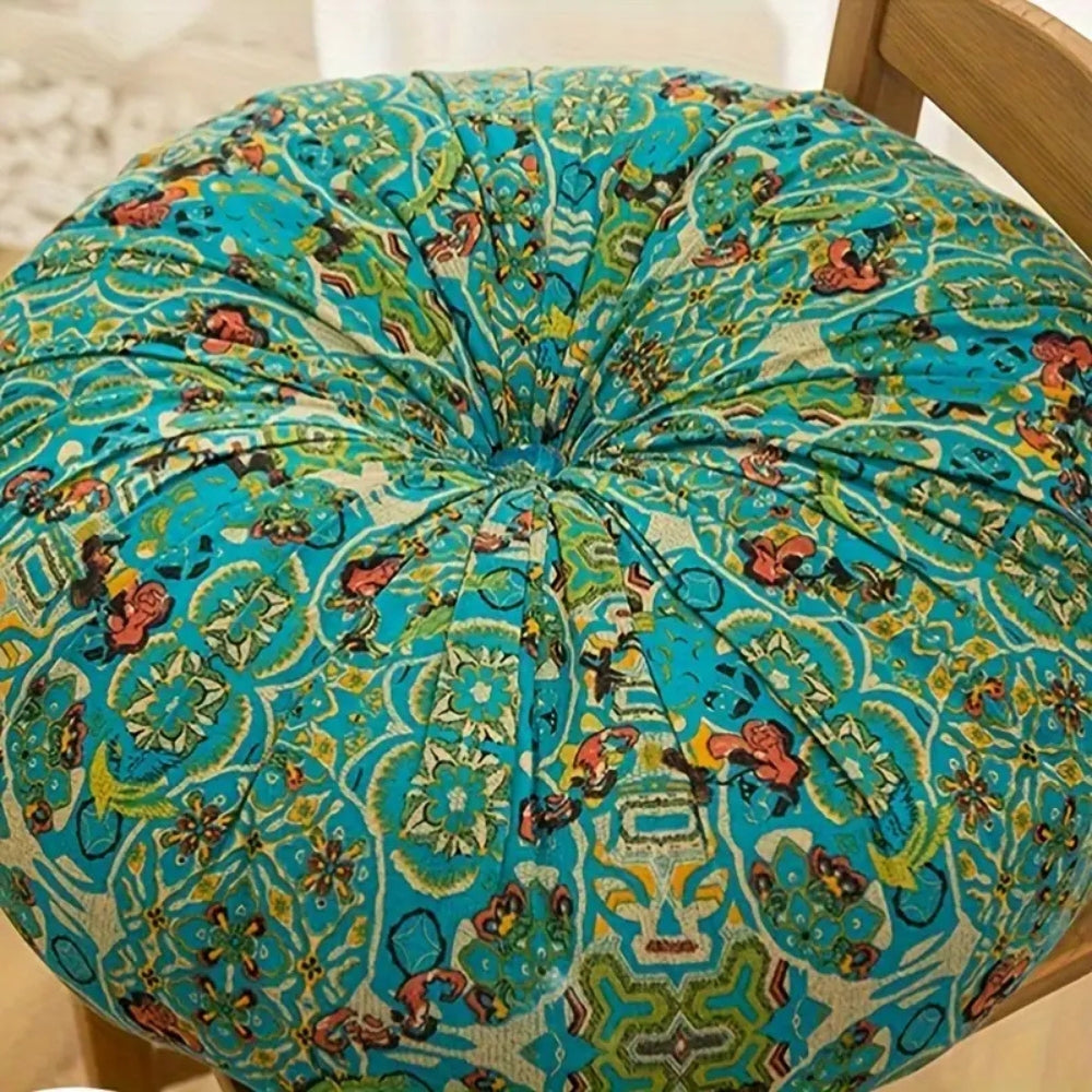 Moroccan Plush Meditation Cushion Round