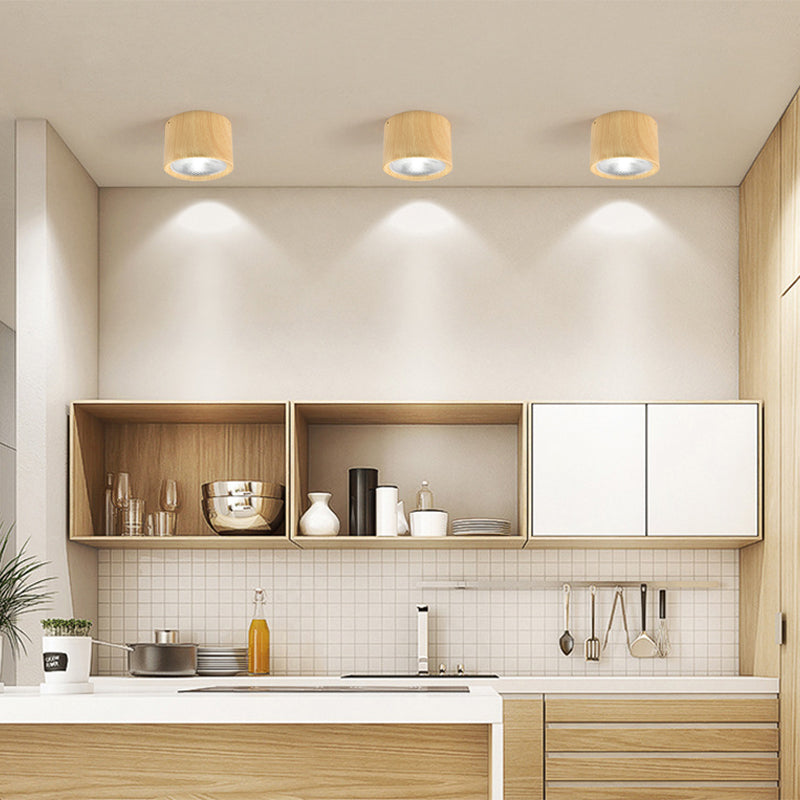 Nordic Cylinder Flush Mount LED Ceiling Light