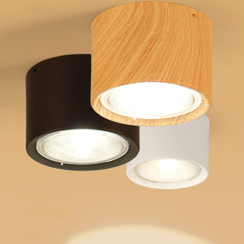 Nordic Cylinder Flush Mount LED Ceiling Light