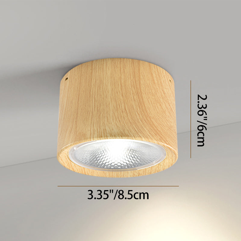 Nordic Cylinder Flush Mount LED Ceiling Light