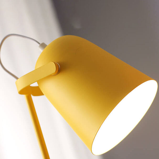 Nordic Metal Cone Table Lamp with Tilt Shade