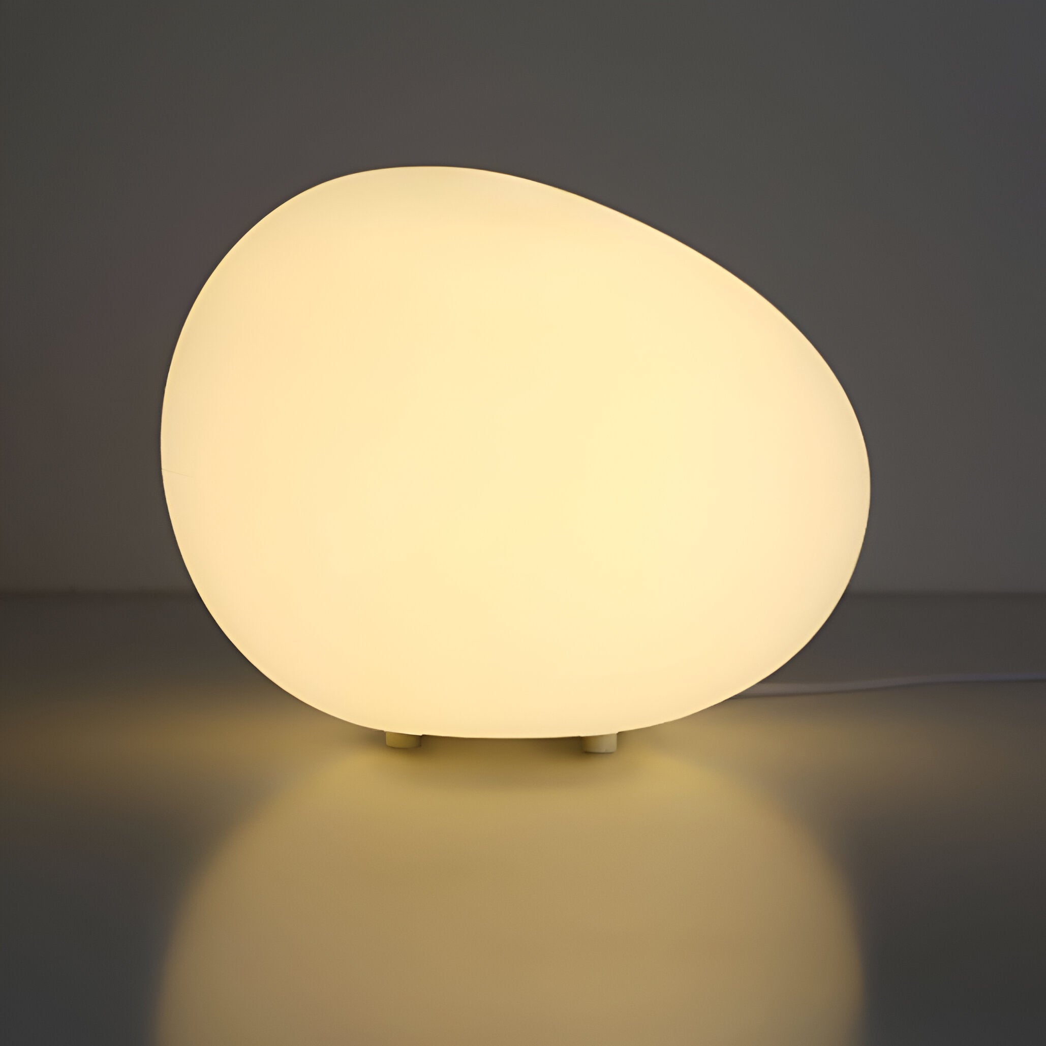 Nordic Stone Table Lamp with Soft LED Glow