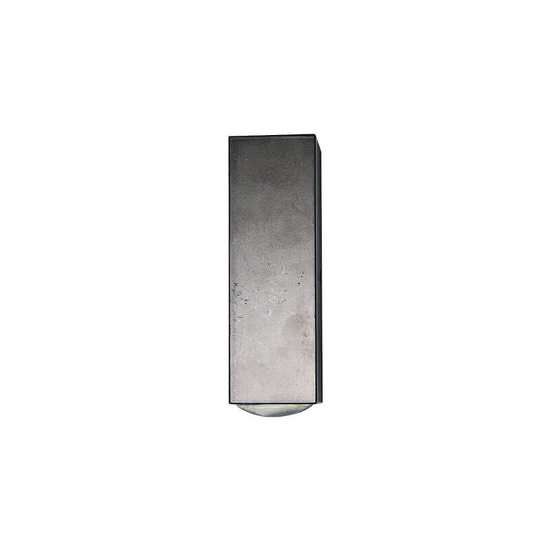 Black Aluminum Wall Sconce with Dual LED Glow
