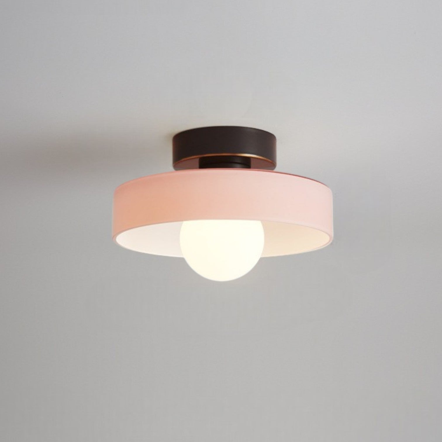 Bauhaus Glass Ceiling Light with Color Modes