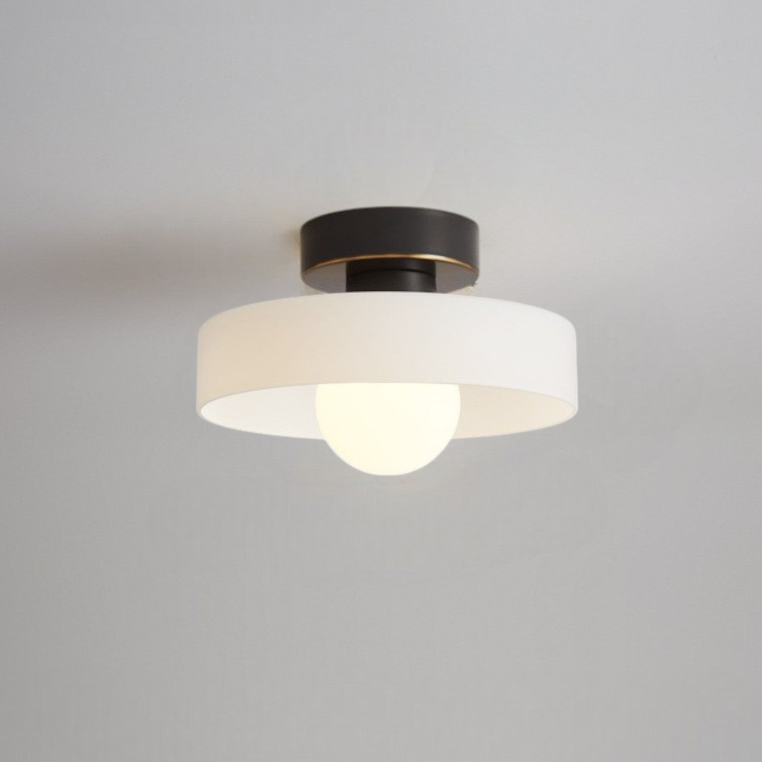 Bauhaus Glass Ceiling Light with Color Modes