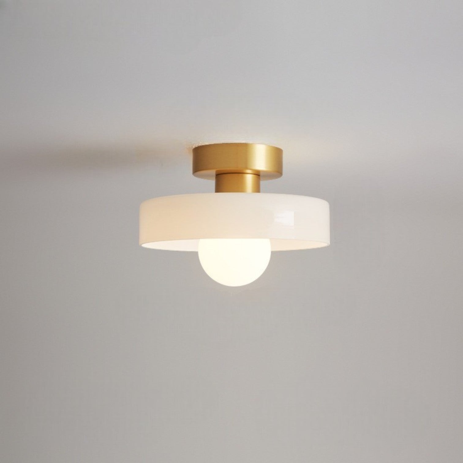Bauhaus Glass Ceiling Light with Color Modes