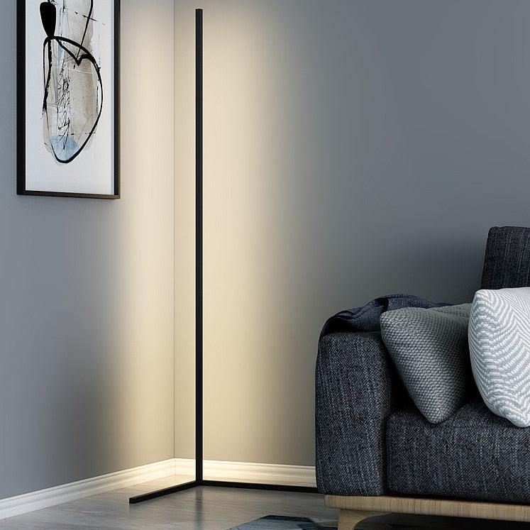 Dimmable LED Corner Floor Lamp with RGB Glow