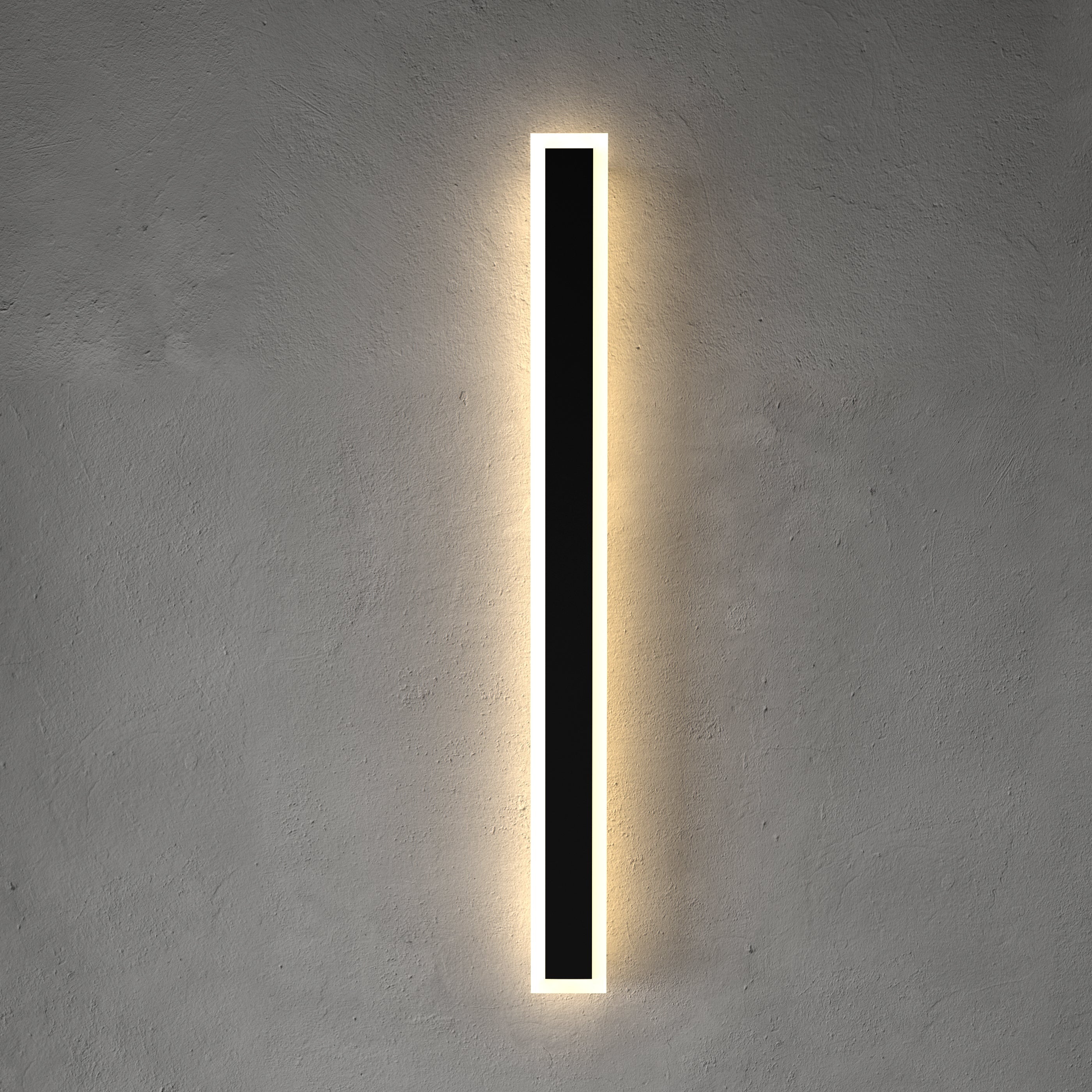 Outdoor Linear LED Wall Lamp with Back Glow