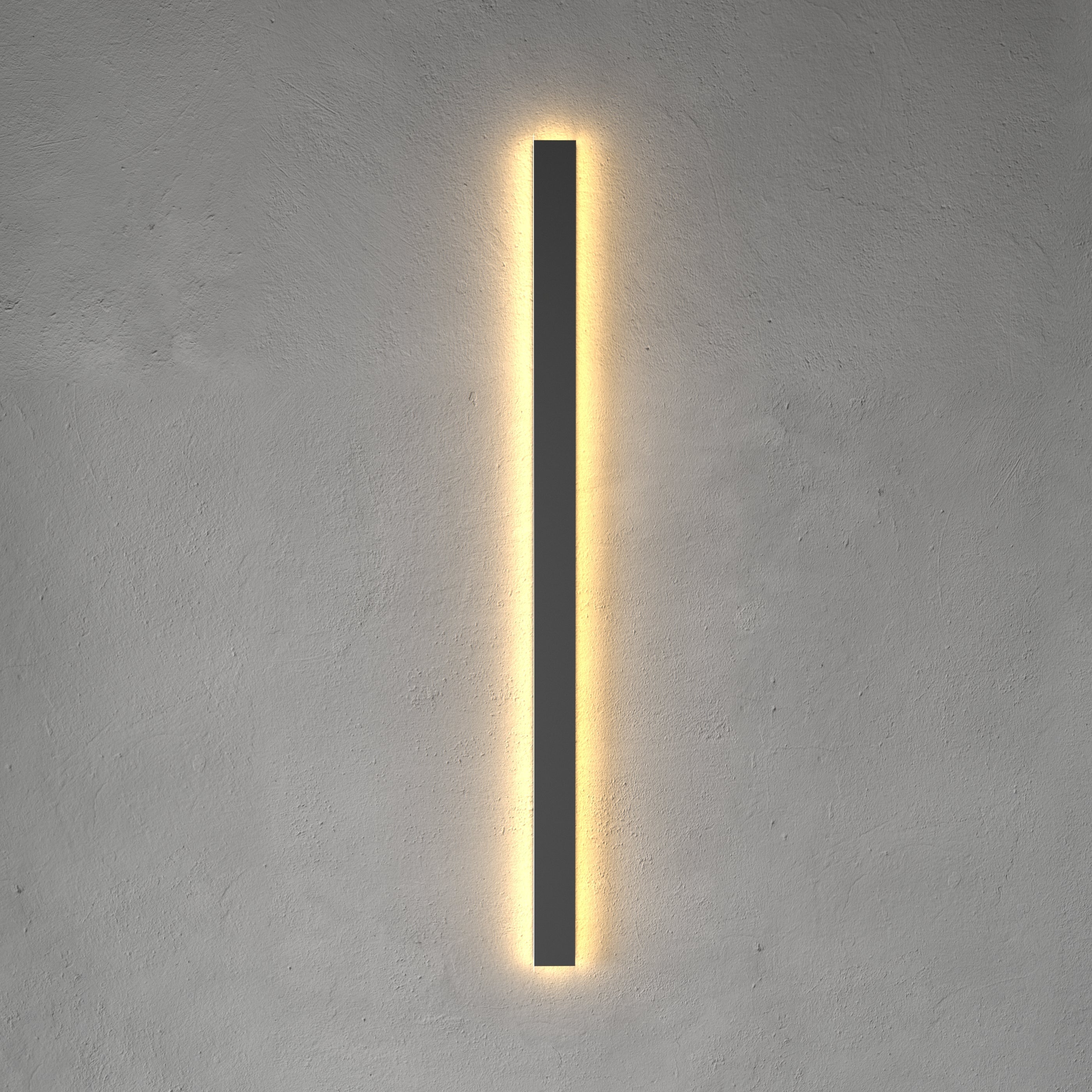 Outdoor Linear LED Wall Light with Back Glow