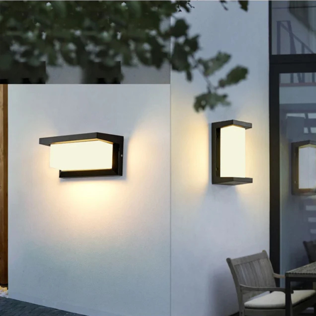 Modern LED Outdoor Wall Light with Motion Sensor