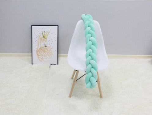 Plush Braided Cushion with Soft Woven Design