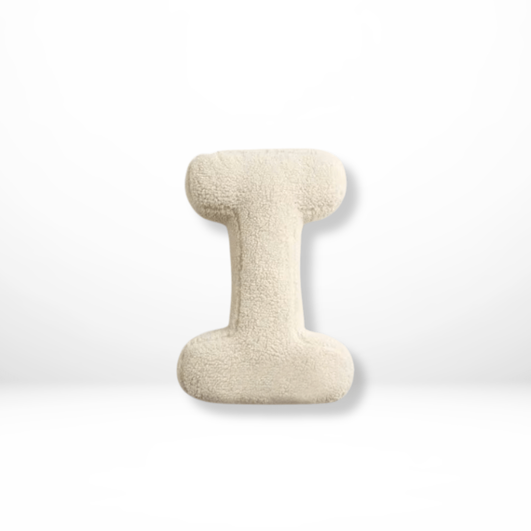 Plush Velvet Letter Cushion with Soft Filling