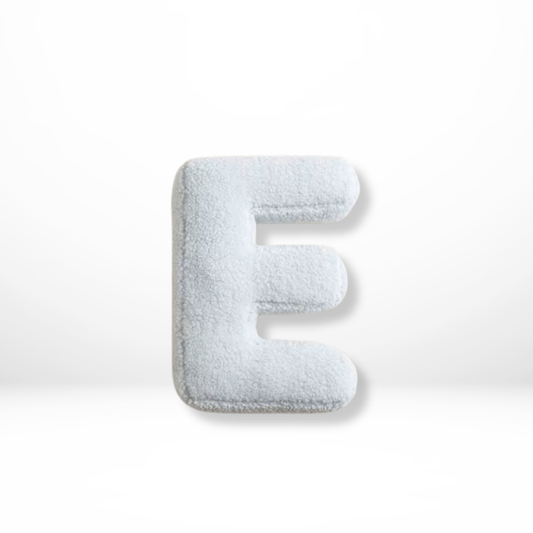 Plush Velvet Letter Cushion with Soft Filling