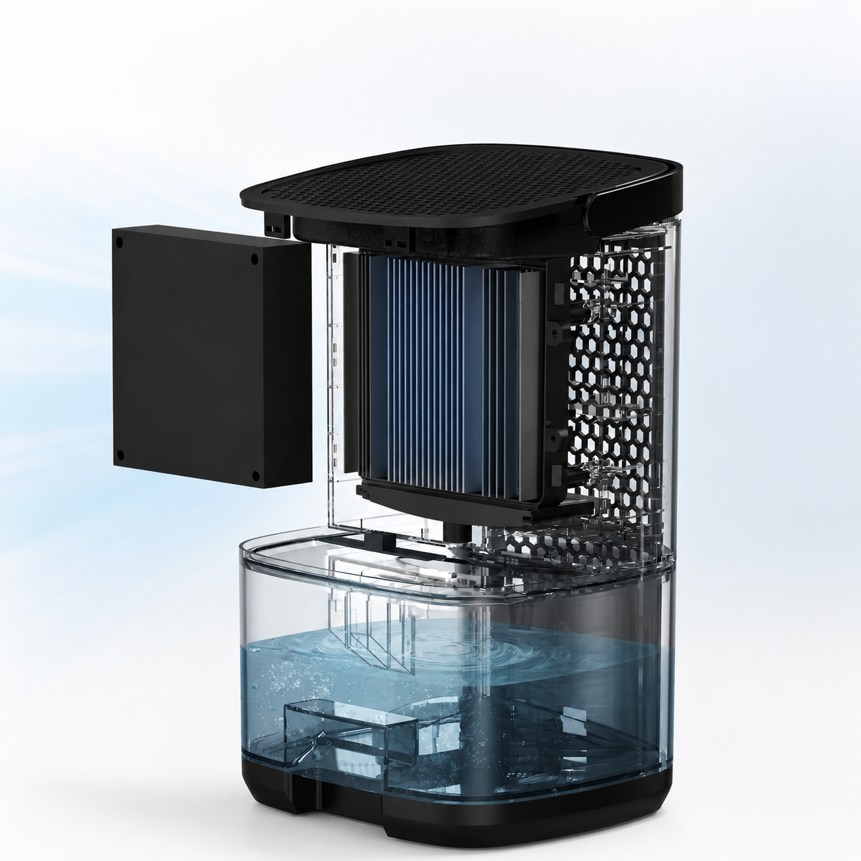 Portable Quiet Dehumidifier with Water Tank