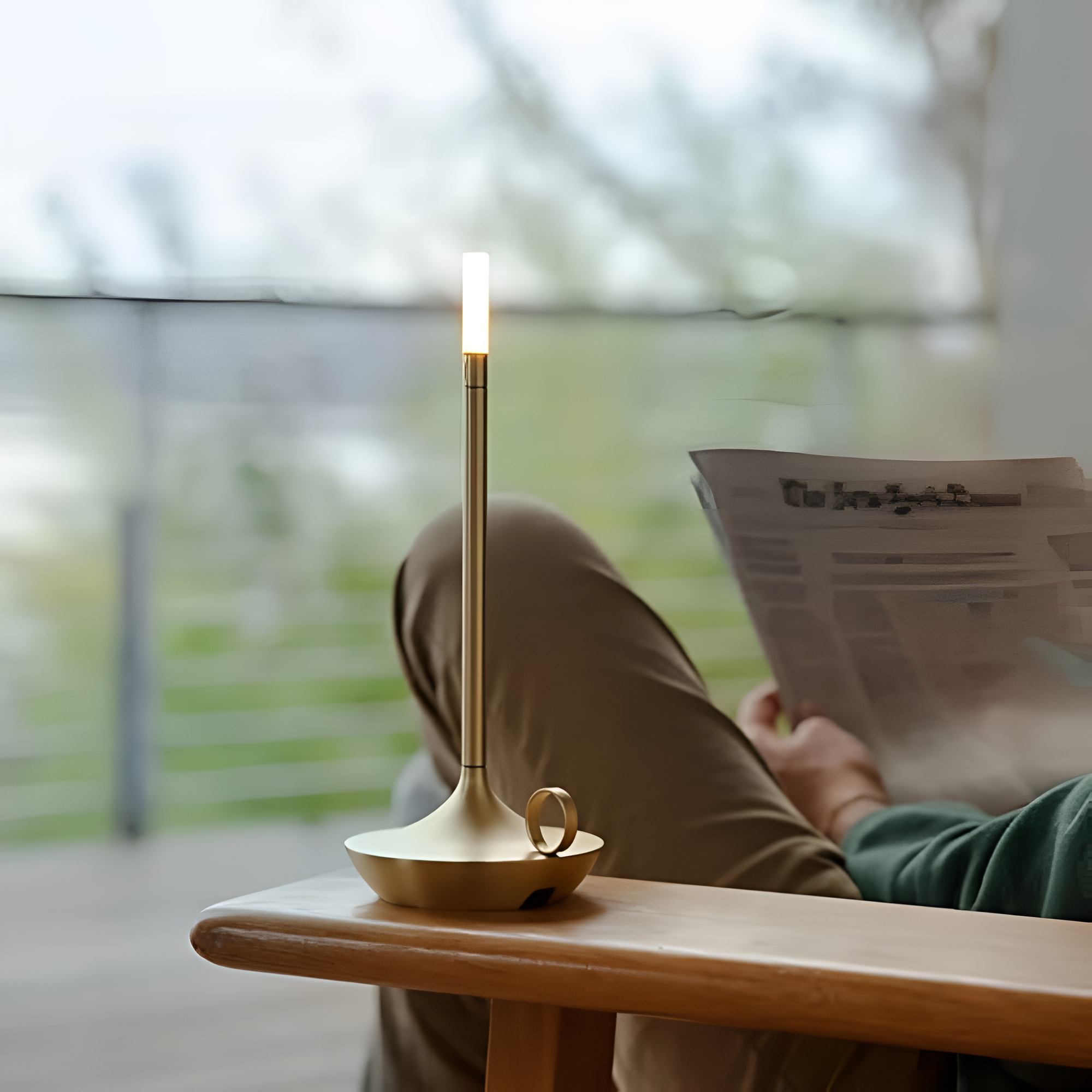 Portable Table Lamp with USB Charging