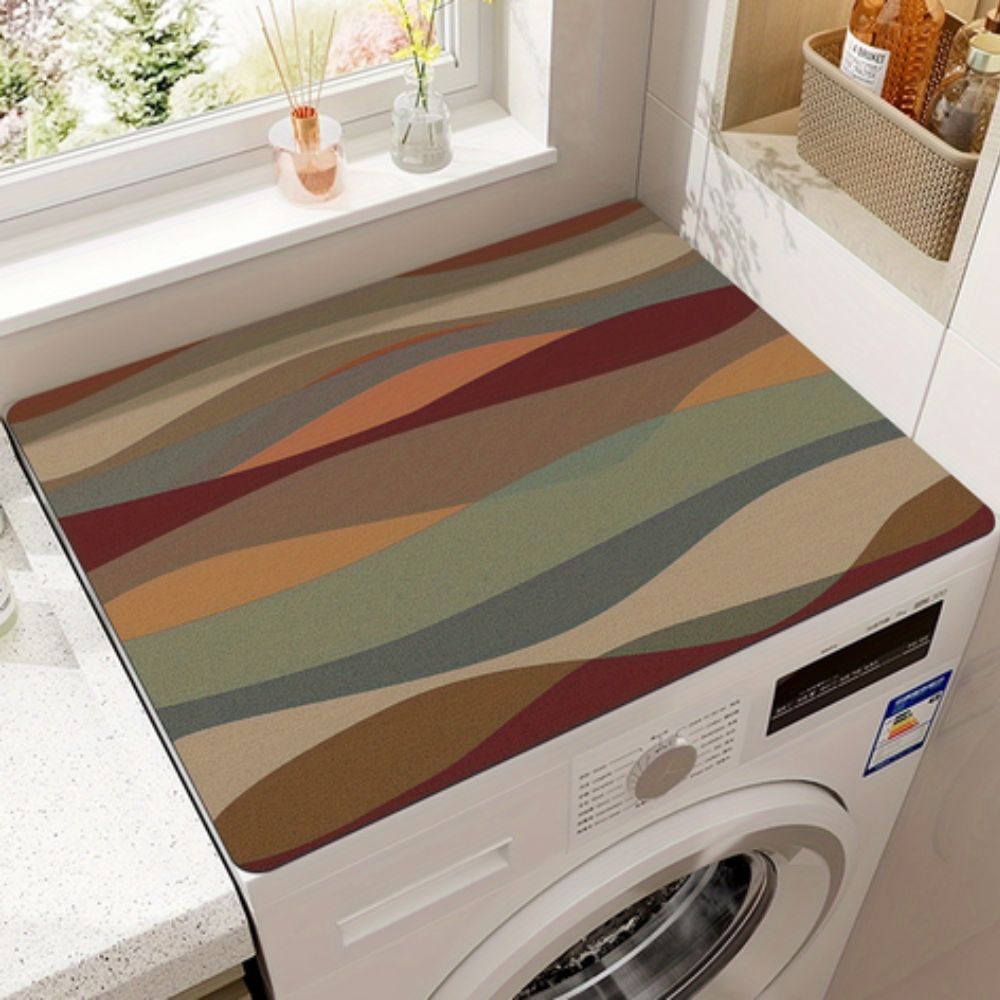 Printed Appliance Mat with Non-Slip Backing