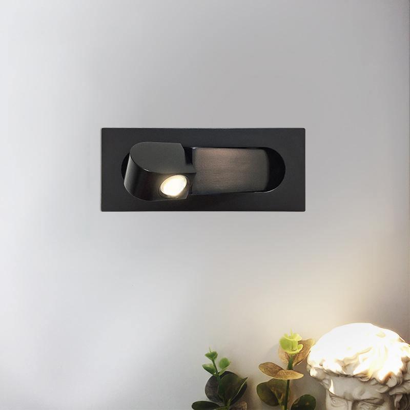 Recessed Rotating Reading Light Bedside Touch