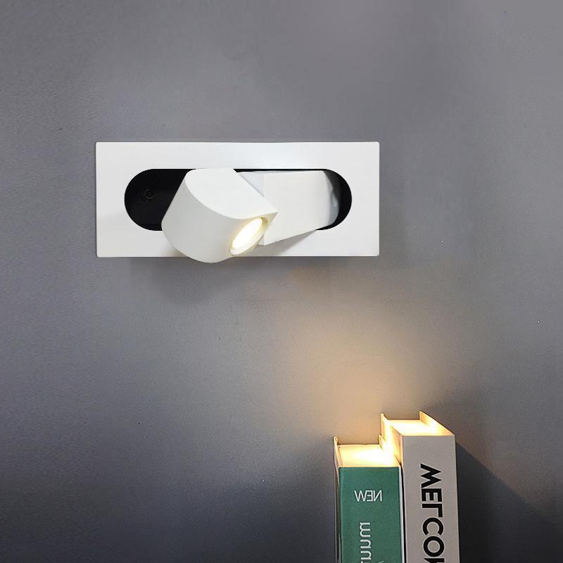 Recessed Rotating Reading Light Bedside Touch