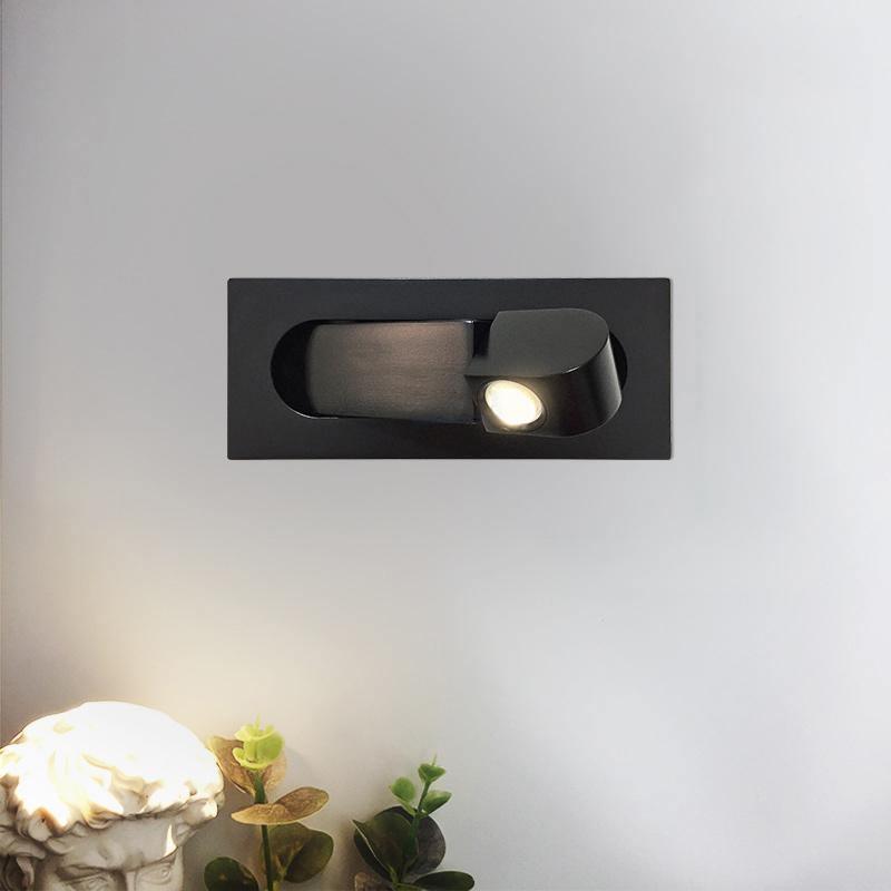 Recessed Rotating Reading Light Bedside Touch
