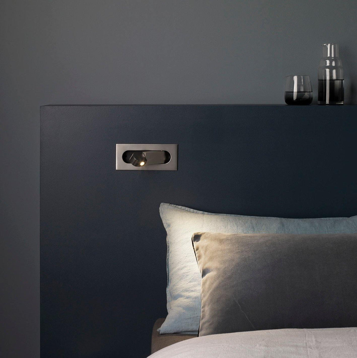 Recessed Rotating Reading Light Bedside Touch