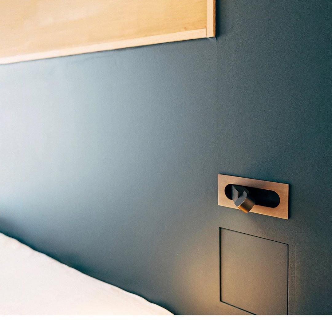 Recessed Rotating Reading Light Bedside Touch