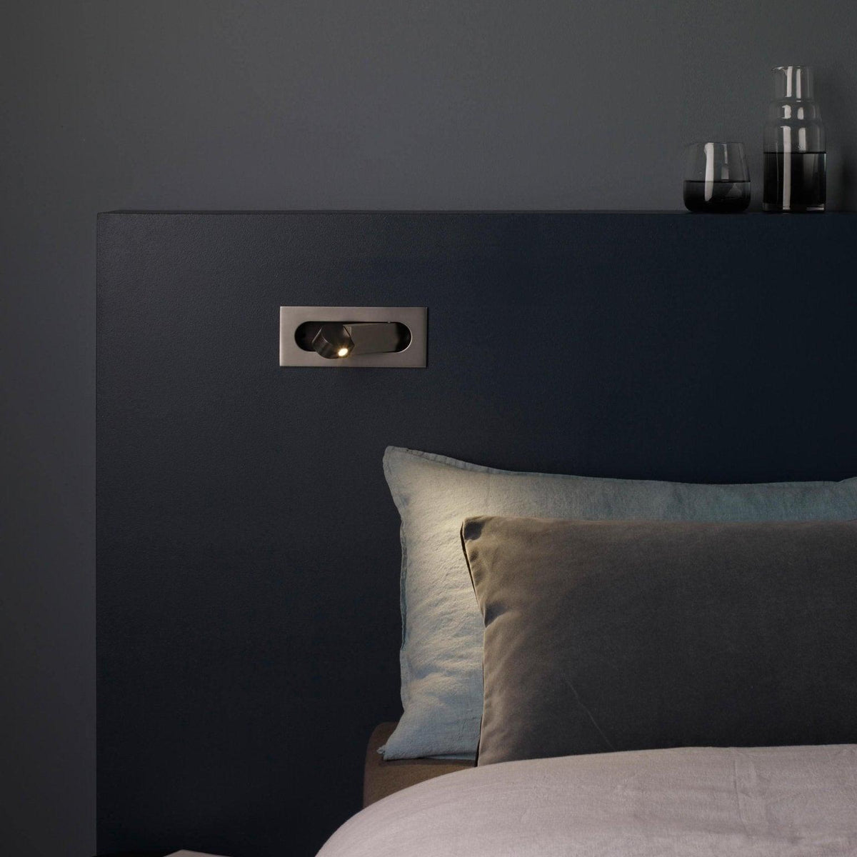 Recessed Rotating Reading Light Bedside Touch